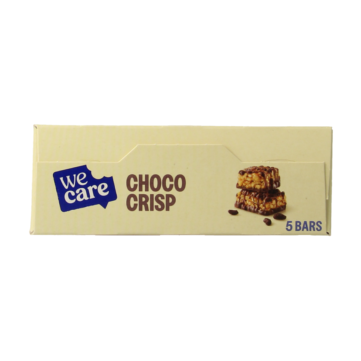 WeCare Lower kcal/carb bars choco crisp 150.00 Gram