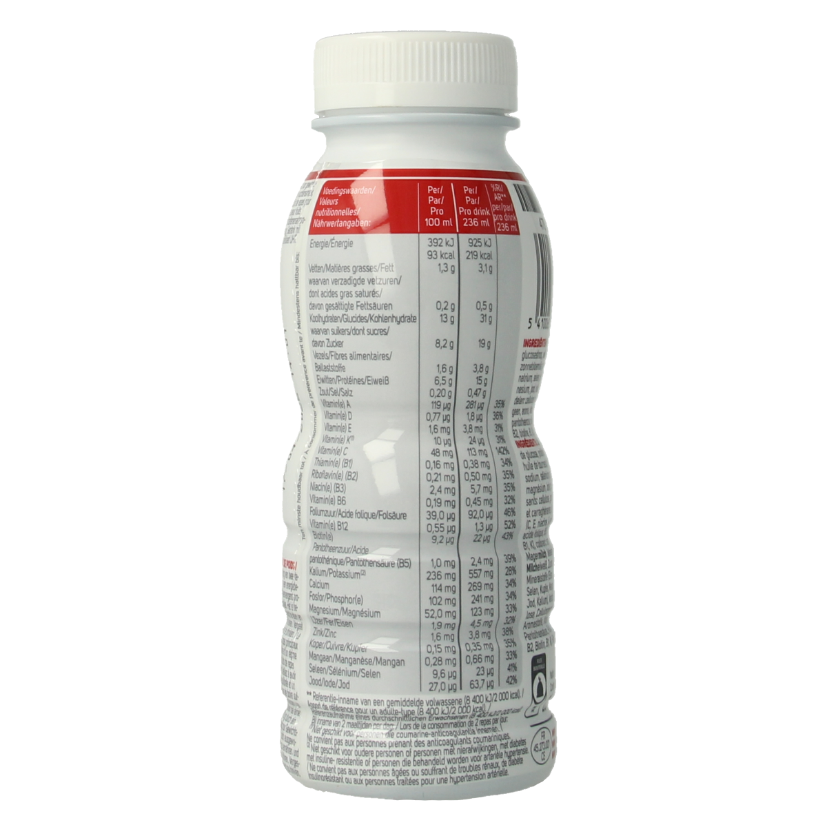 Modifast Intensive drink red fruit 236.00 Milliliter