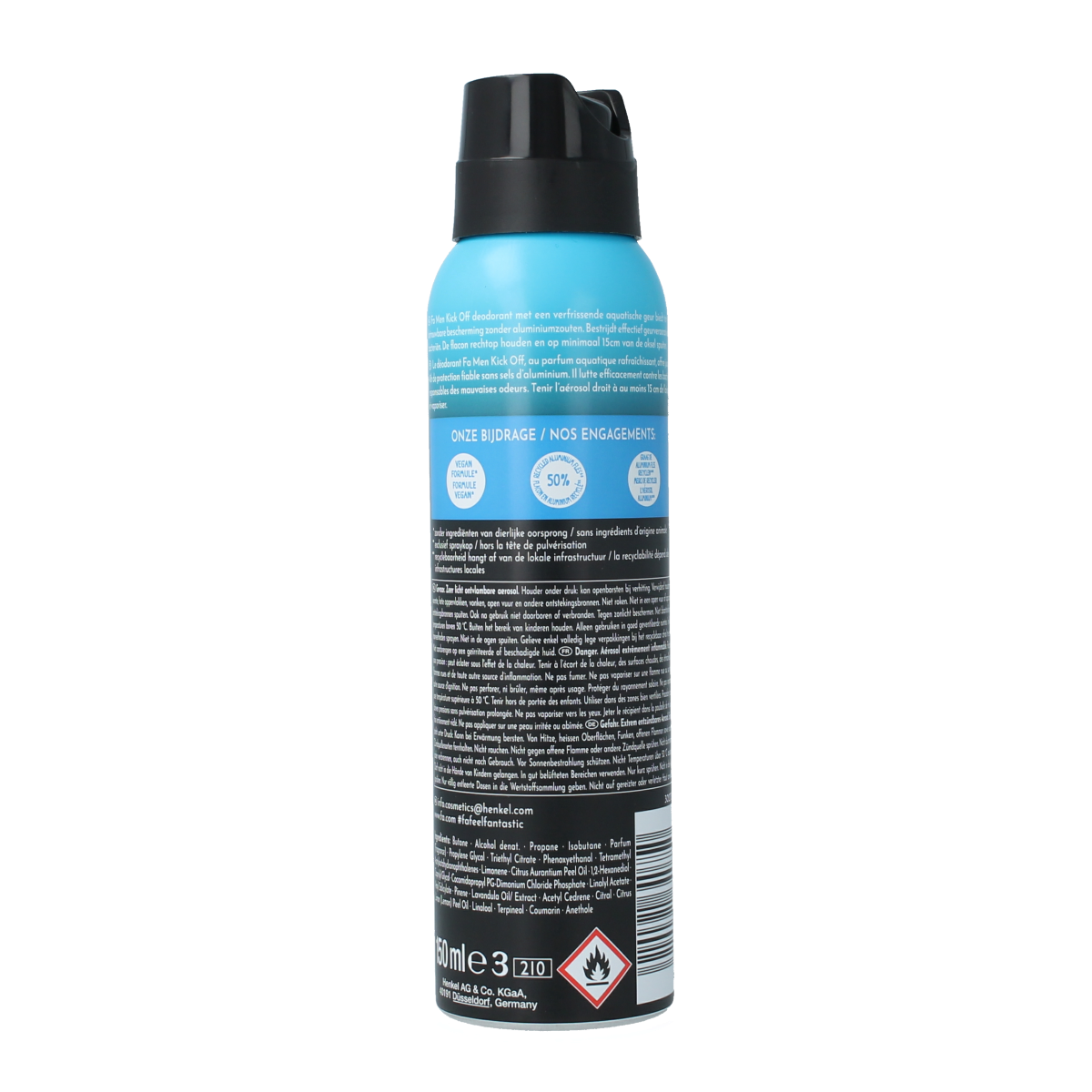 FA Deodorant spray men kick off 150.00 Milliliter