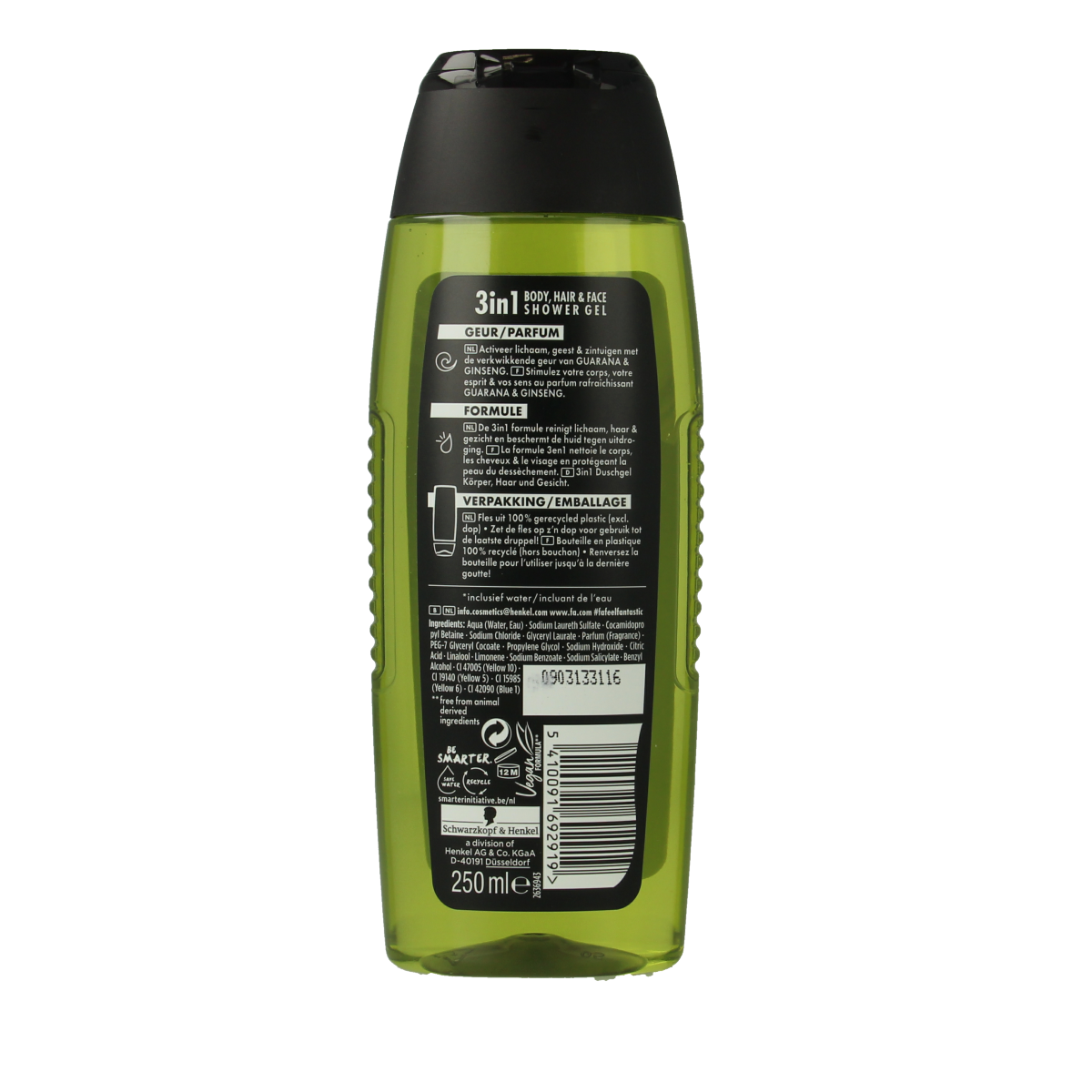 FA Men douchegel sport energy boost 250.00 Milliliter