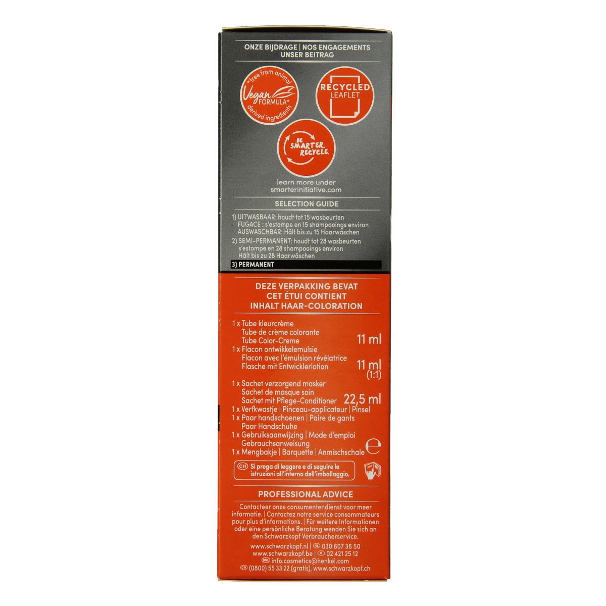 Schwarzkopf Vital uitgroeiset middenblond 1.00 Set