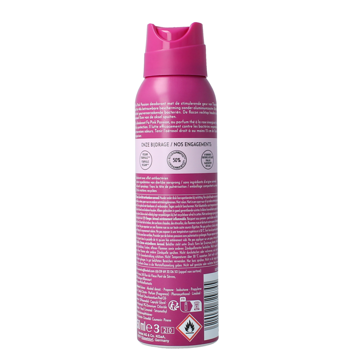 FA Deodorant spray pink passion 150.00 Milliliter