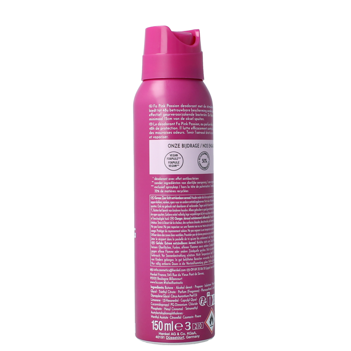 FA Deodorant spray pink passion 150.00 Milliliter