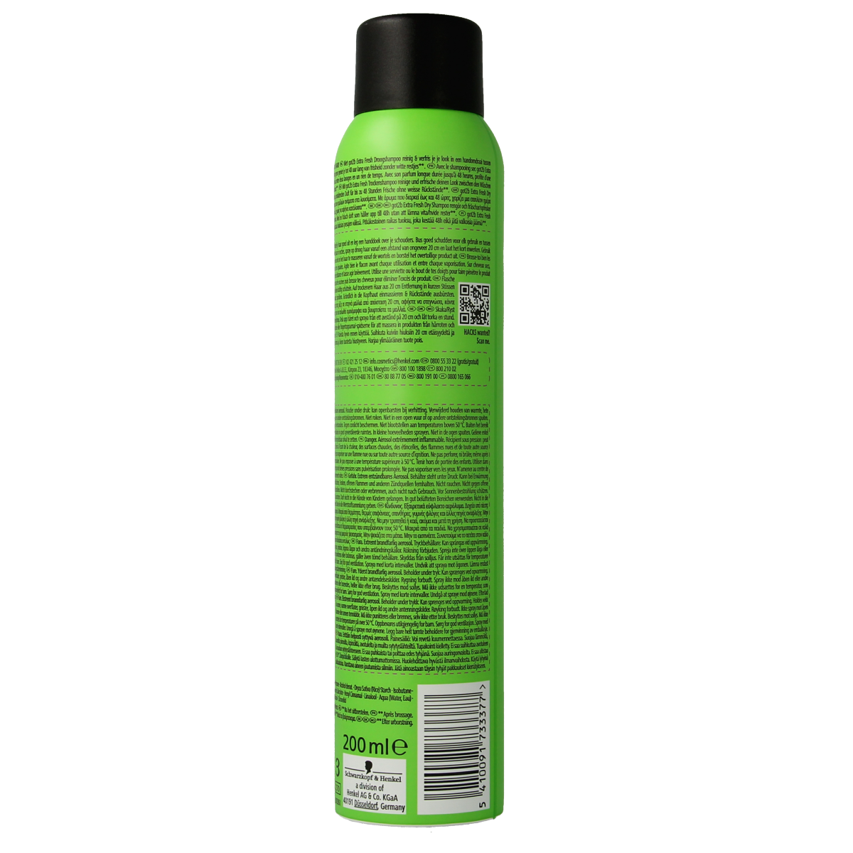 Got2b Droogshampoo extra fresh 200.00 Milliliter