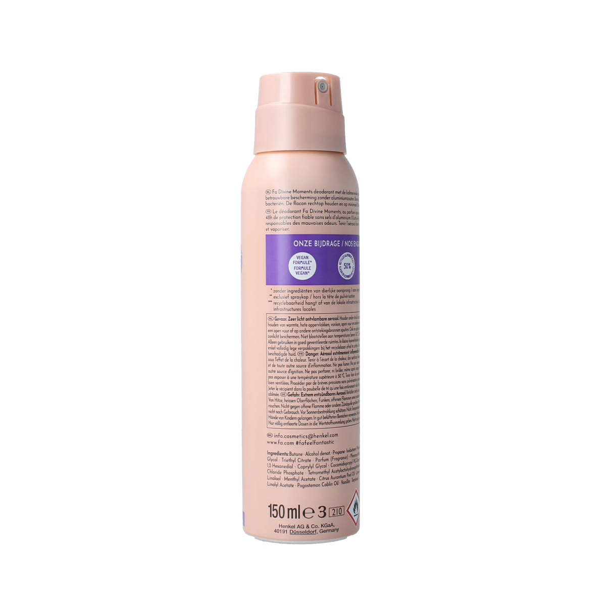 FA Deodorant spray divine moments 150.00 Milliliter