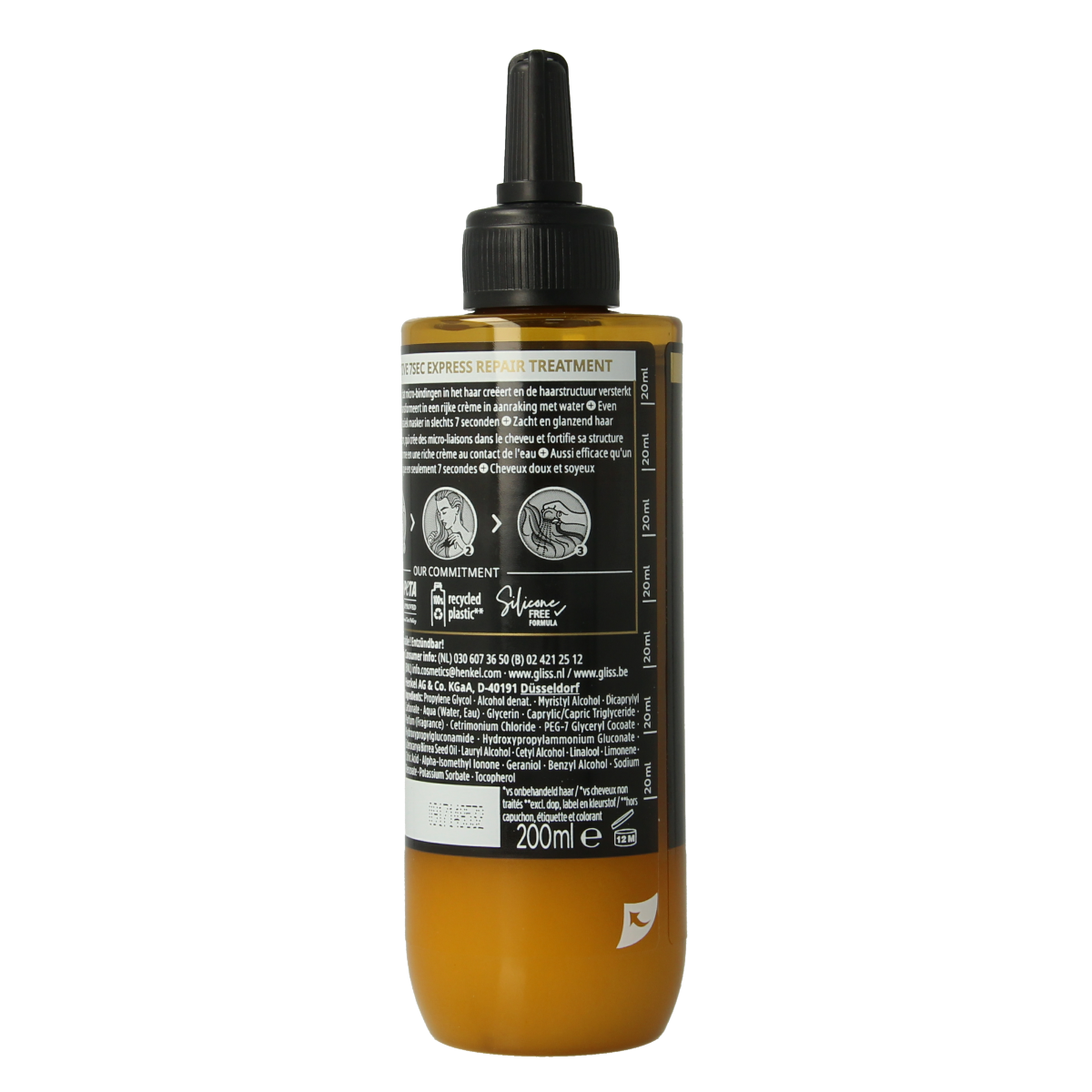 Gliss Kur 7 Seconds express repair treatment oil nutritive 200.00 Milliliter