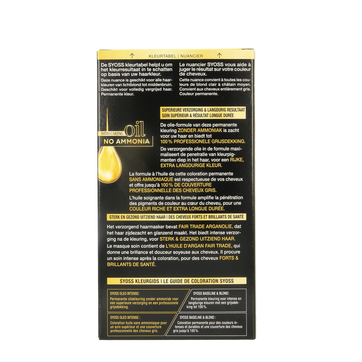 Syoss Color Oleo Intense 4-08 licht goudbruin haarverf  1.00 Set