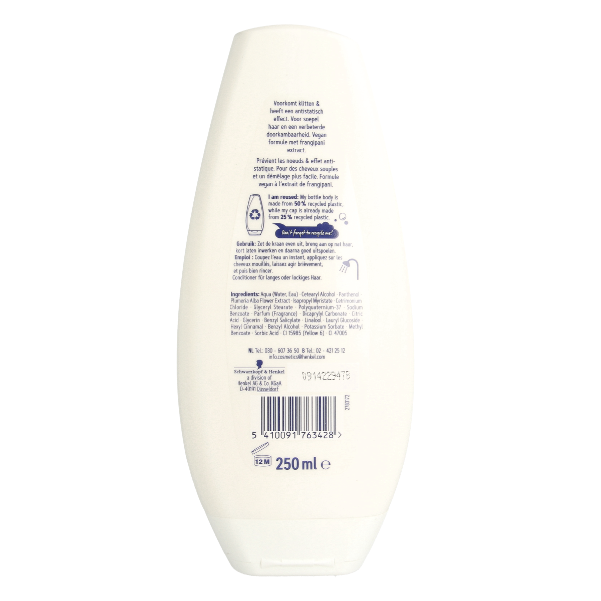 Schwarzkopf Conditioner anti klit 250.00 Milliliter