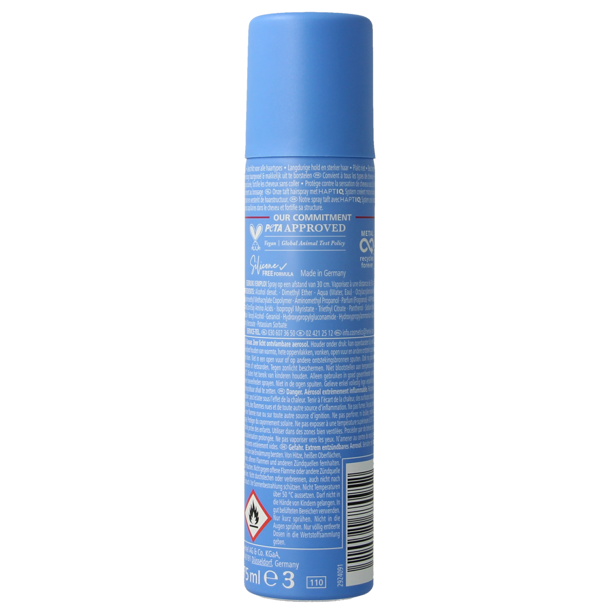 Taft Hairspray pocket size ultra strong 75.00 Milliliter