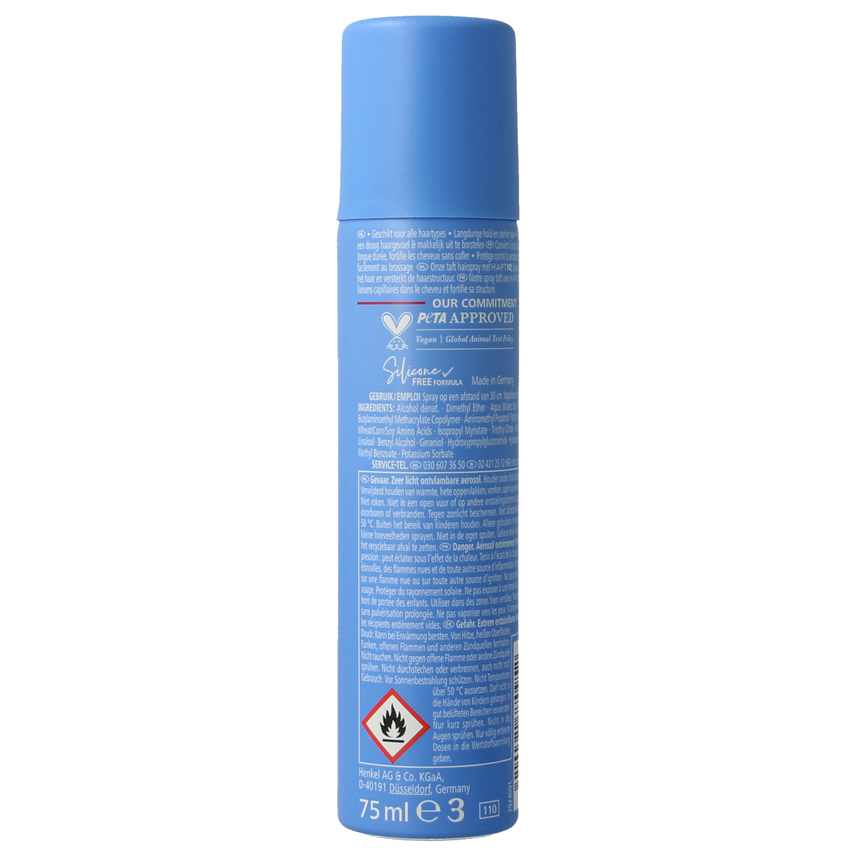 Taft Hairspray pocket size ultra strong 75.00 Milliliter