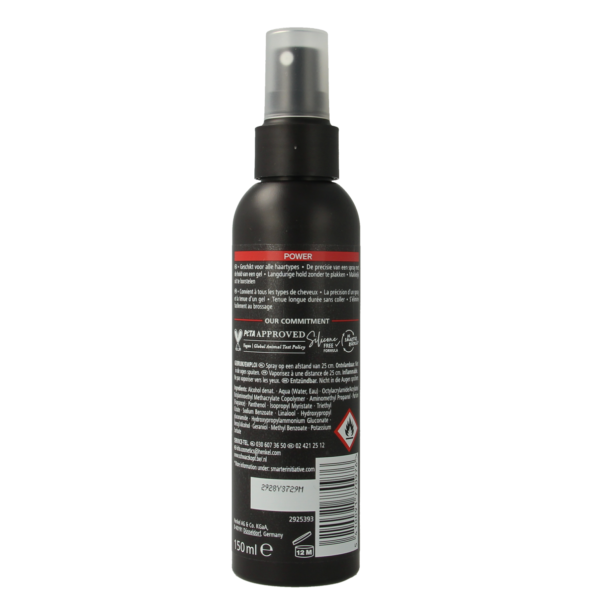 Taft Hairspray power gellac 150.00 Milliliter
