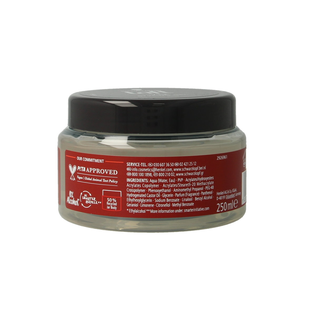 Taft Maxx power gel pot 250.00 Milliliter