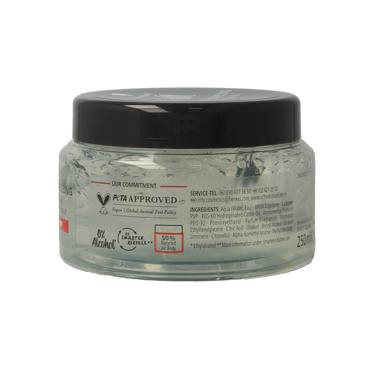Taft Freezing gel extreme pot 250.00 Milliliter