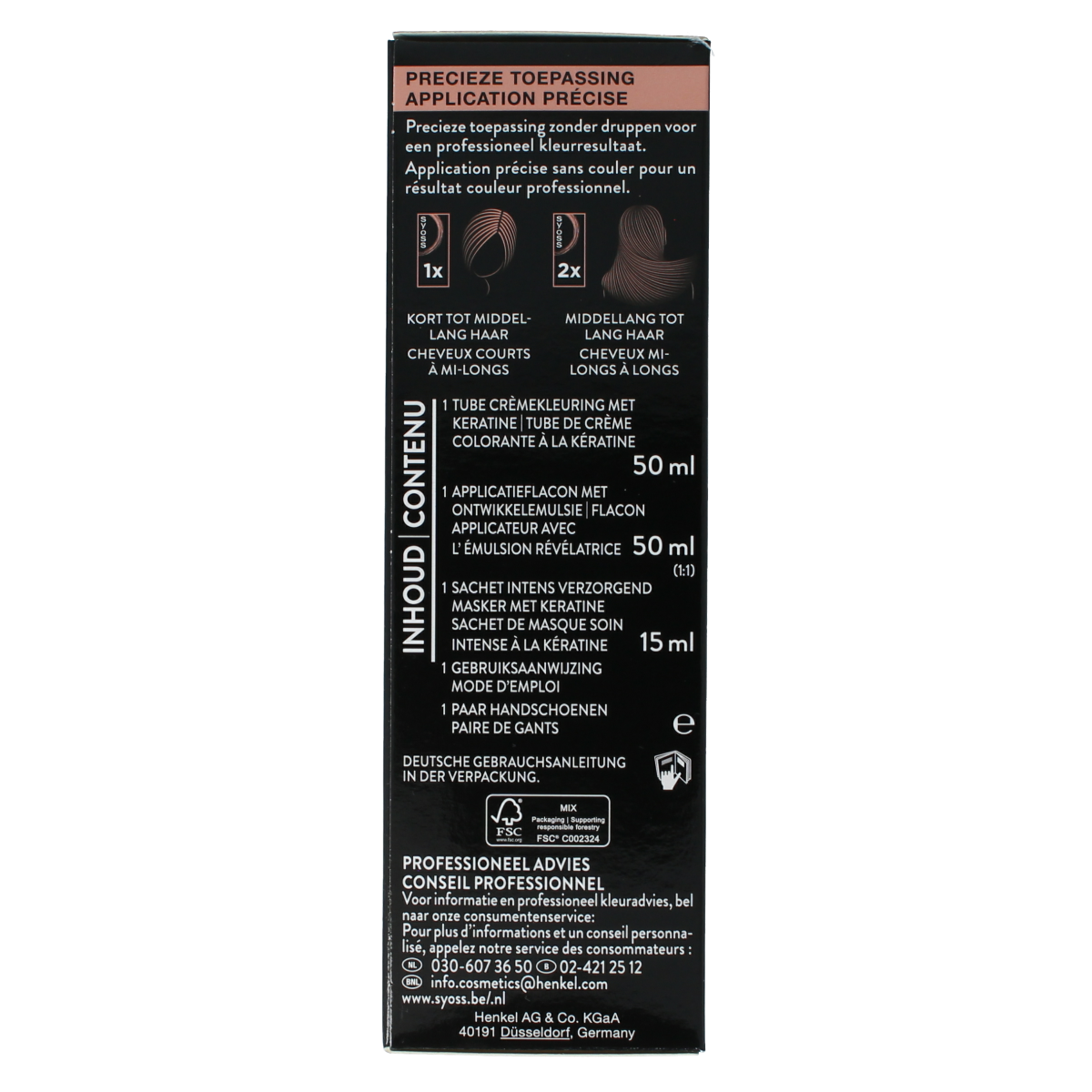Syoss Color baseline 3-28 dark chocolate 1.00 Set