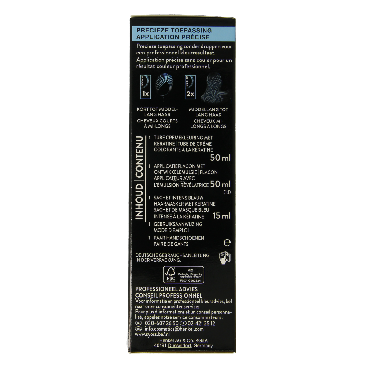 Syoss Color baseline 9-5 frozen blond 1.00 Set