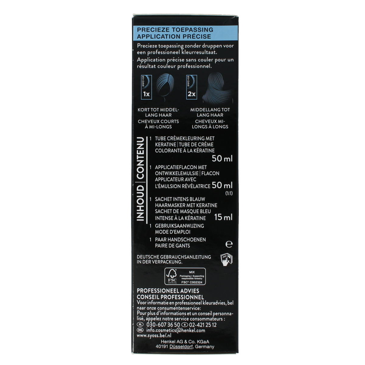 Syoss Color baseline 10-55 cool blonde 1.00 Set