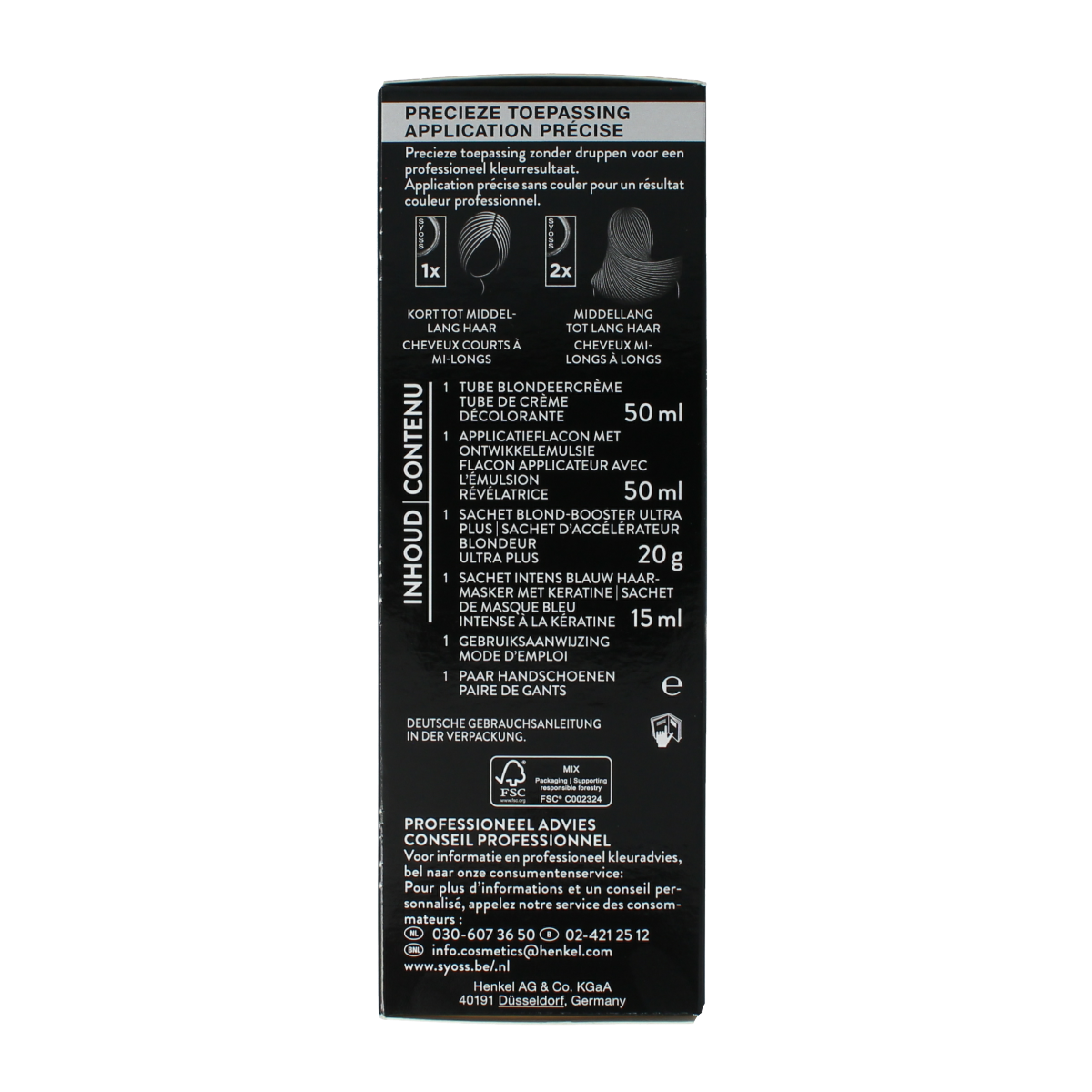Syoss Color baseline 13-0  ultra plus lightener 1.00 Set