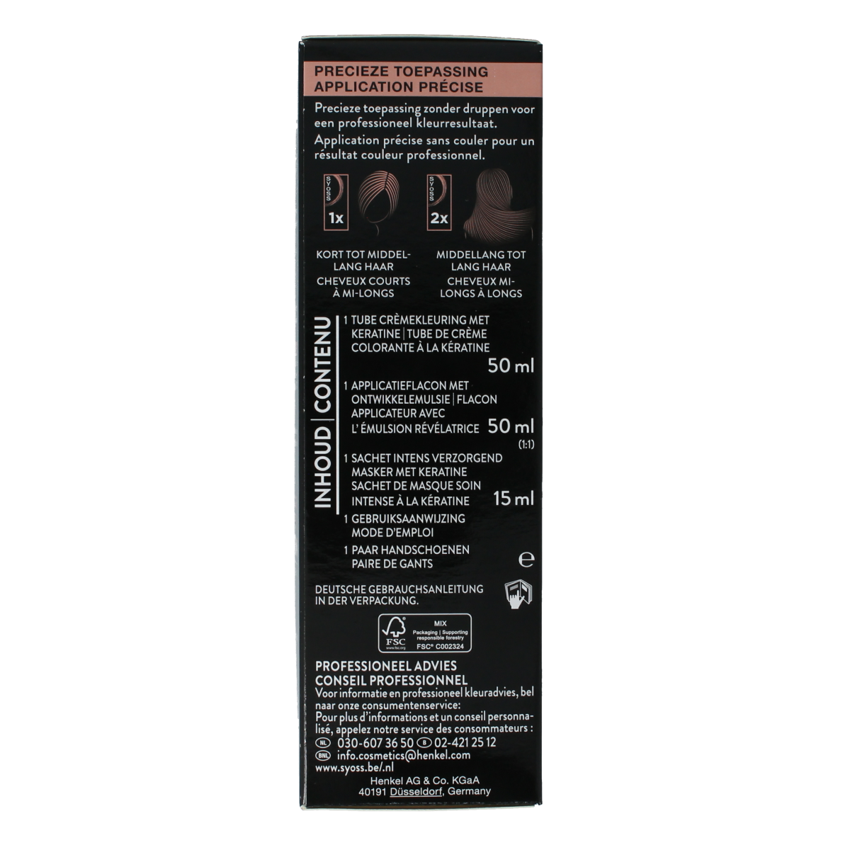 Syoss Color baseline 4-8 choco brown 1.00 Set