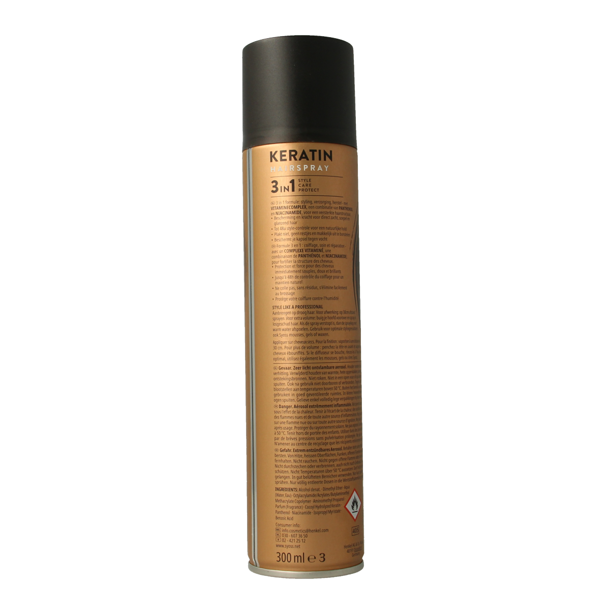 Syoss Hairspray keratin 300.00 Milliliter