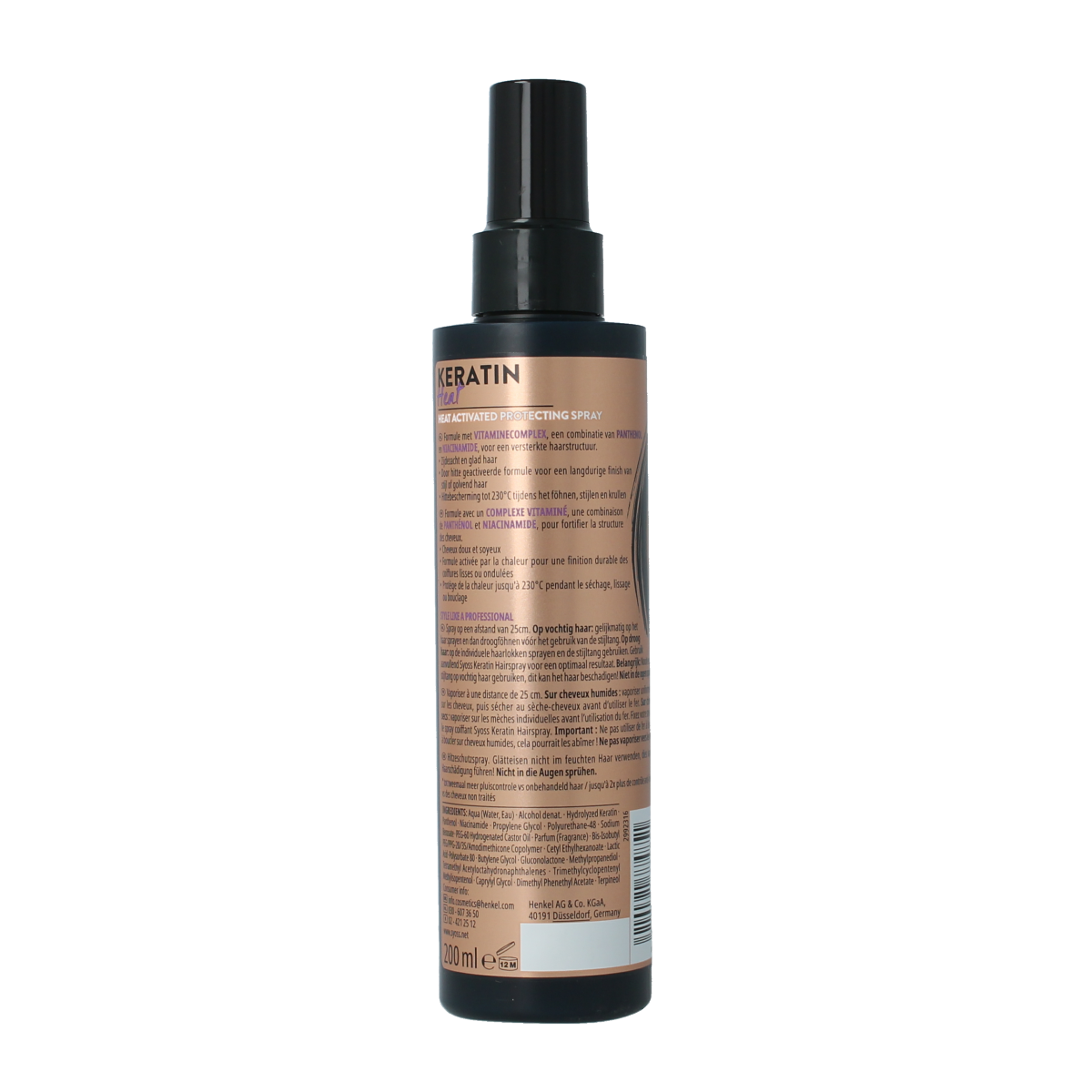 Syoss Keratine heatprotection spray 200.00 Milliliter
