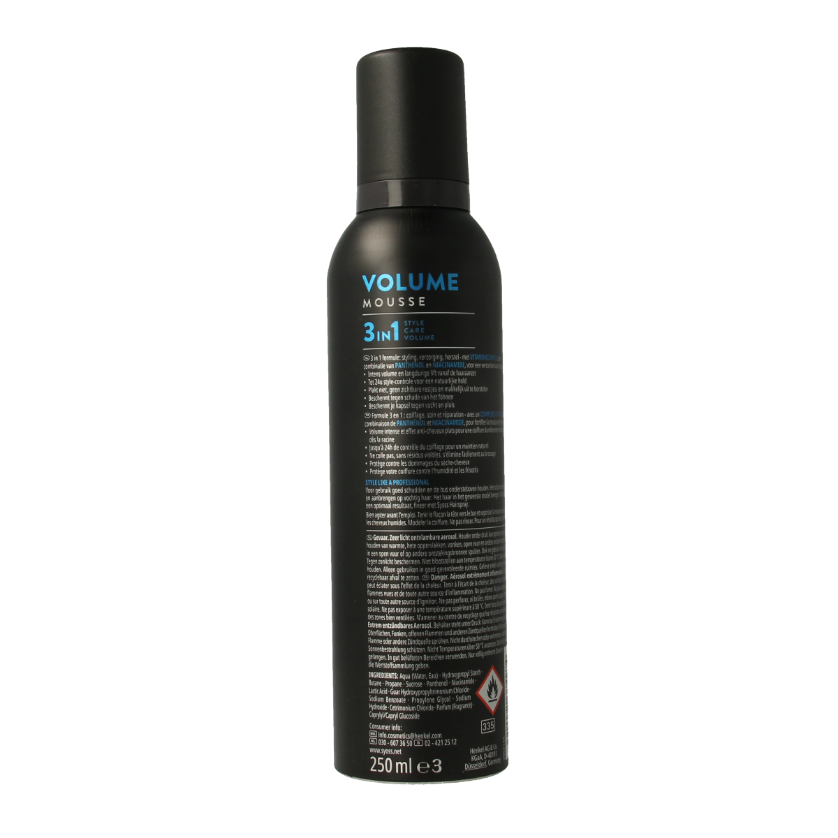 Syoss Mousse volume 250.00 Milliliter