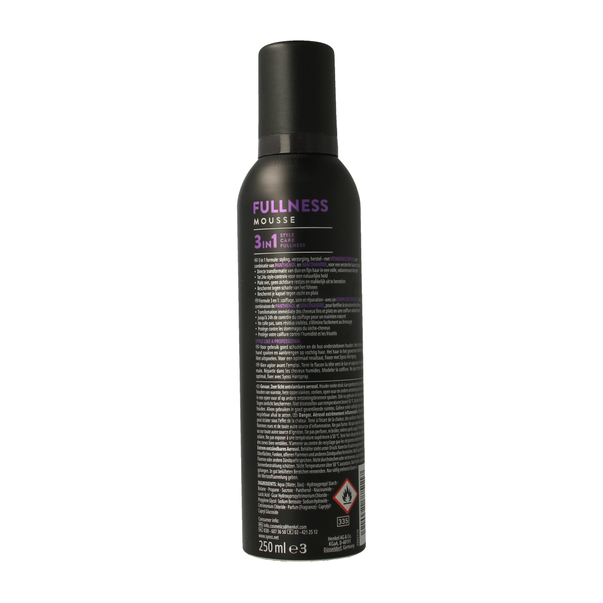 Syoss Mousse fullness 250.00 Milliliter