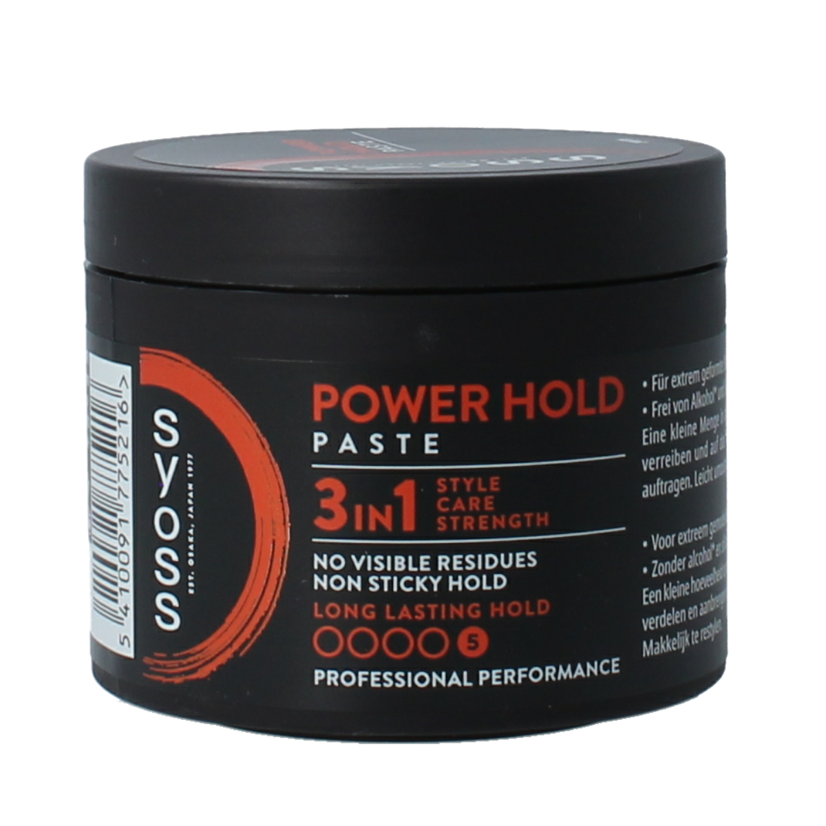 Syoss Men power hold styling paste extra sterk 150.00 Milliliter