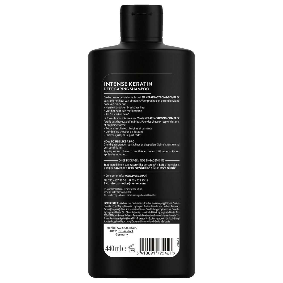 Syoss Shampoo keratin 440.00 Milliliter