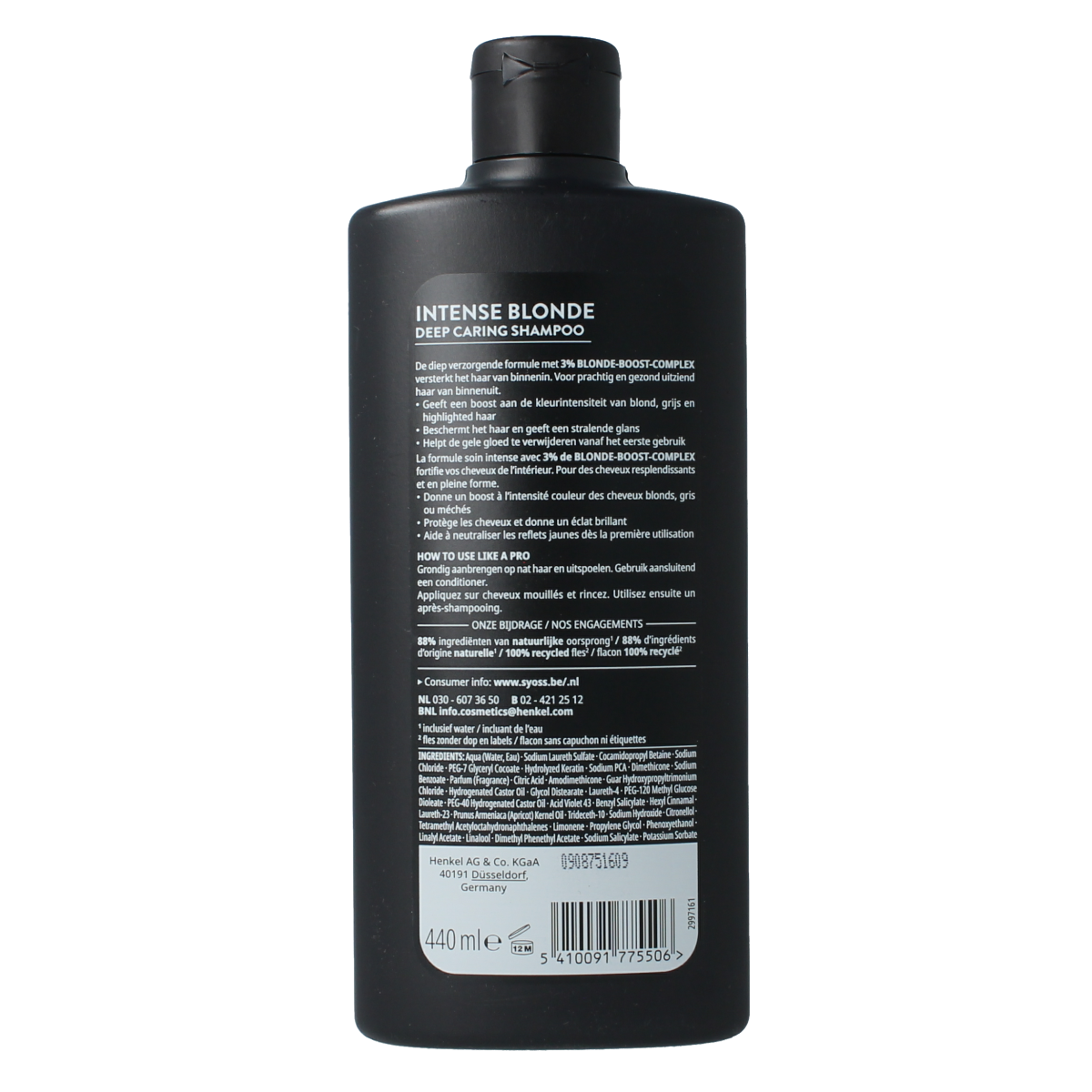 Syoss Shampoo blonde & silver 440.00 Milliliter