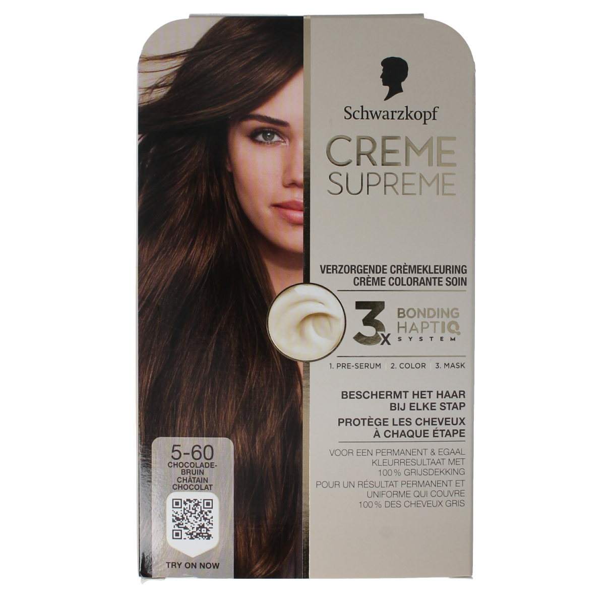 Schwarzkopf Creme supreme 5-60 bruin 1.00 Stuks