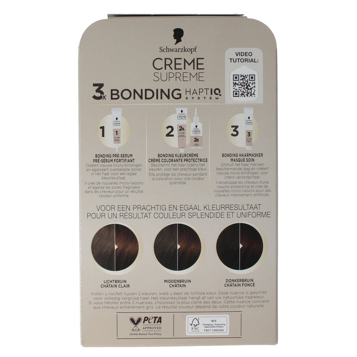 Schwarzkopf Creme supreme 5-60 bruin 1.00 Stuks