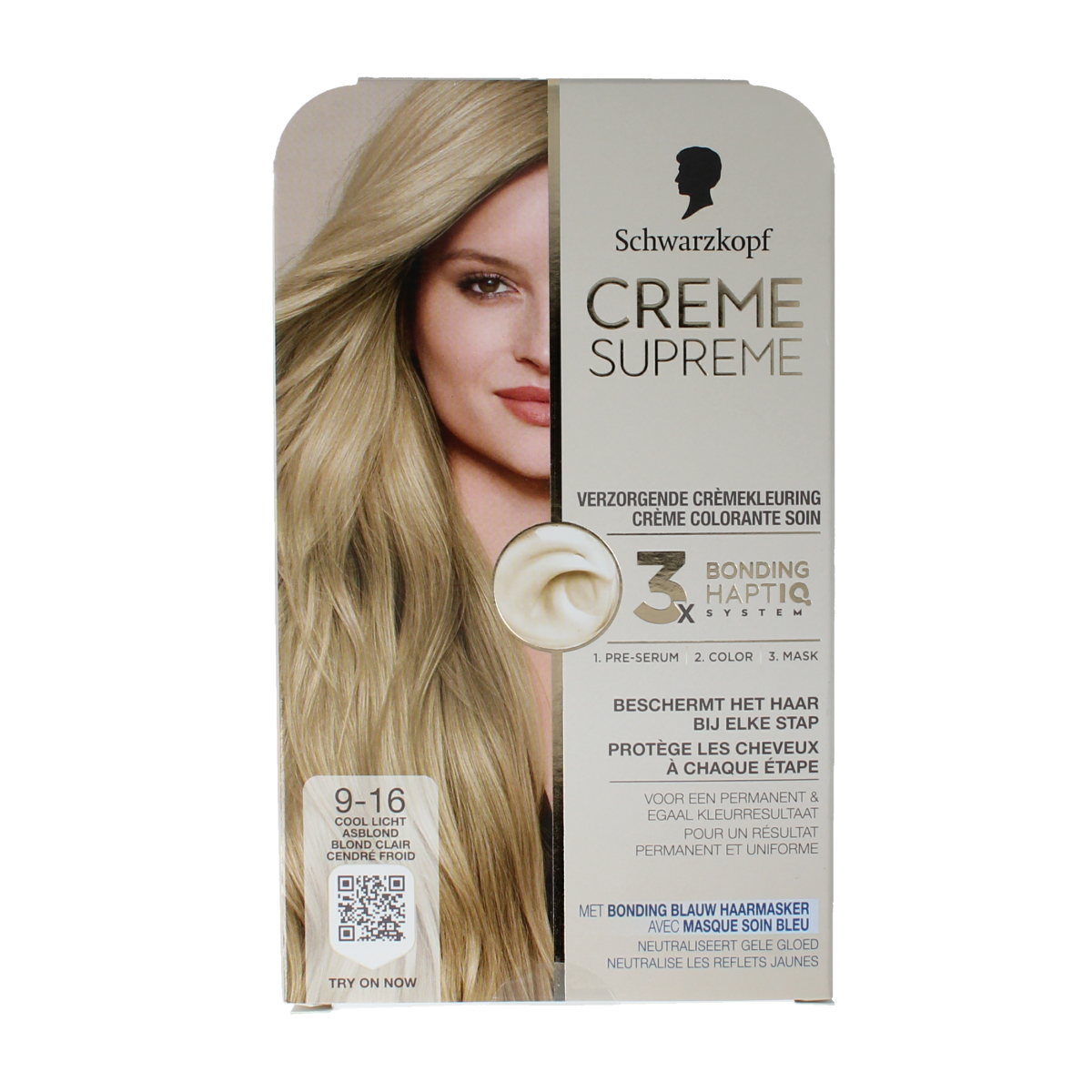 Schwarzkopf Creme supreme 9-16 licht blond 1.00 Stuks