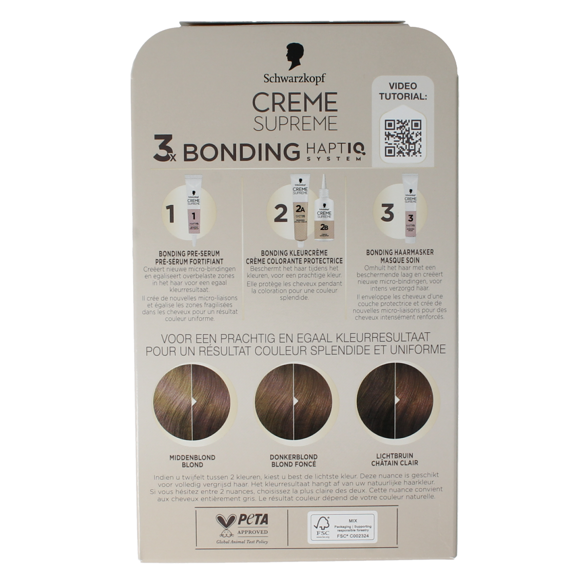 Schwarzkopf Creme supreme 7-42 D blond 1.00 Stuks