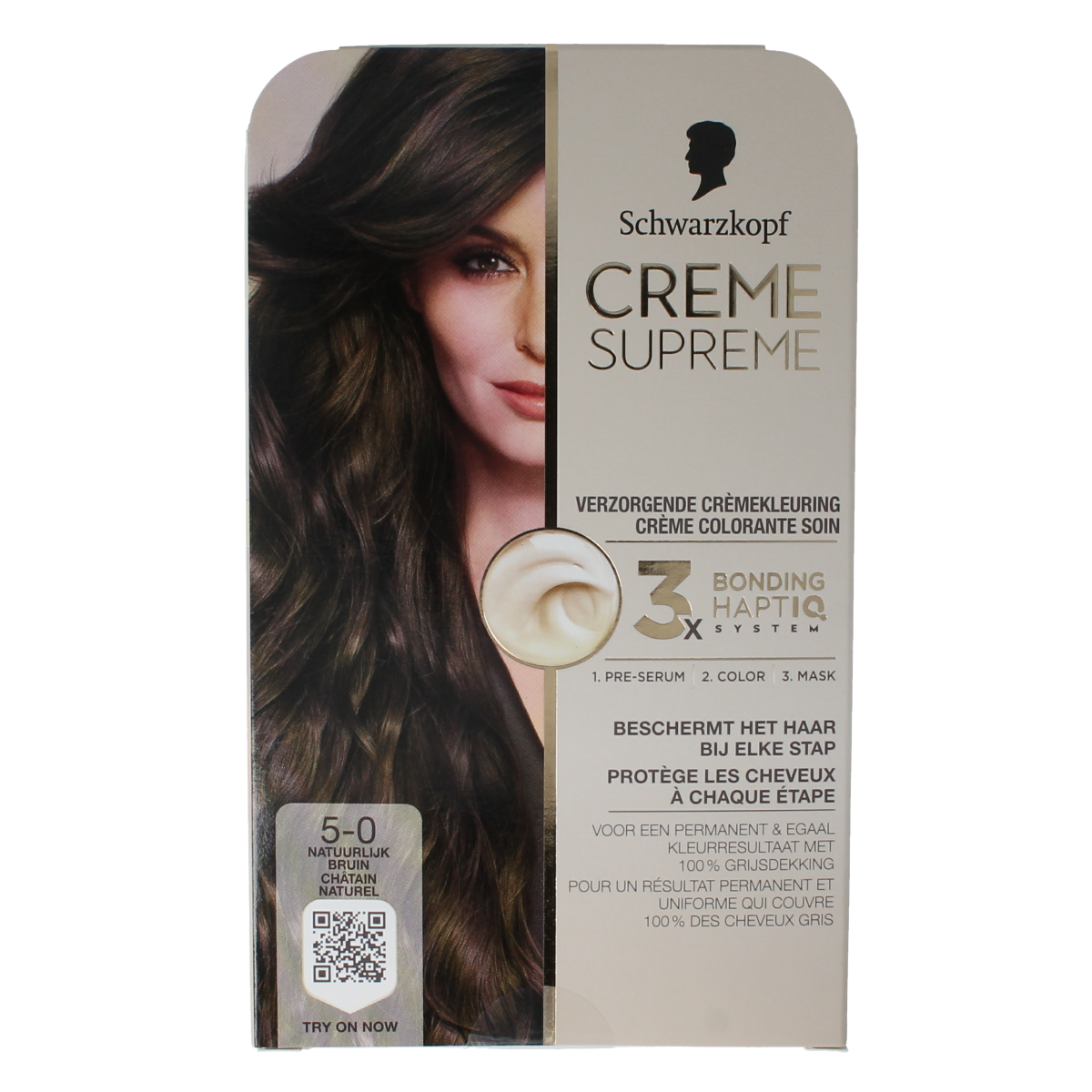 Schwarzkopf Creme supreme 5-0 bruin 1.00 Stuks