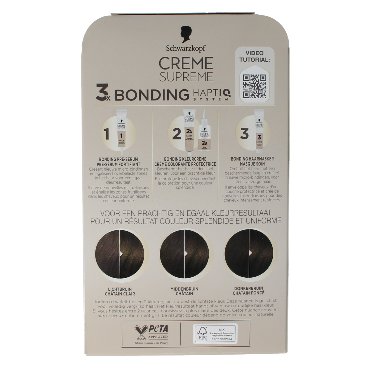 Schwarzkopf Creme supreme 5-0 bruin 1.00 Stuks