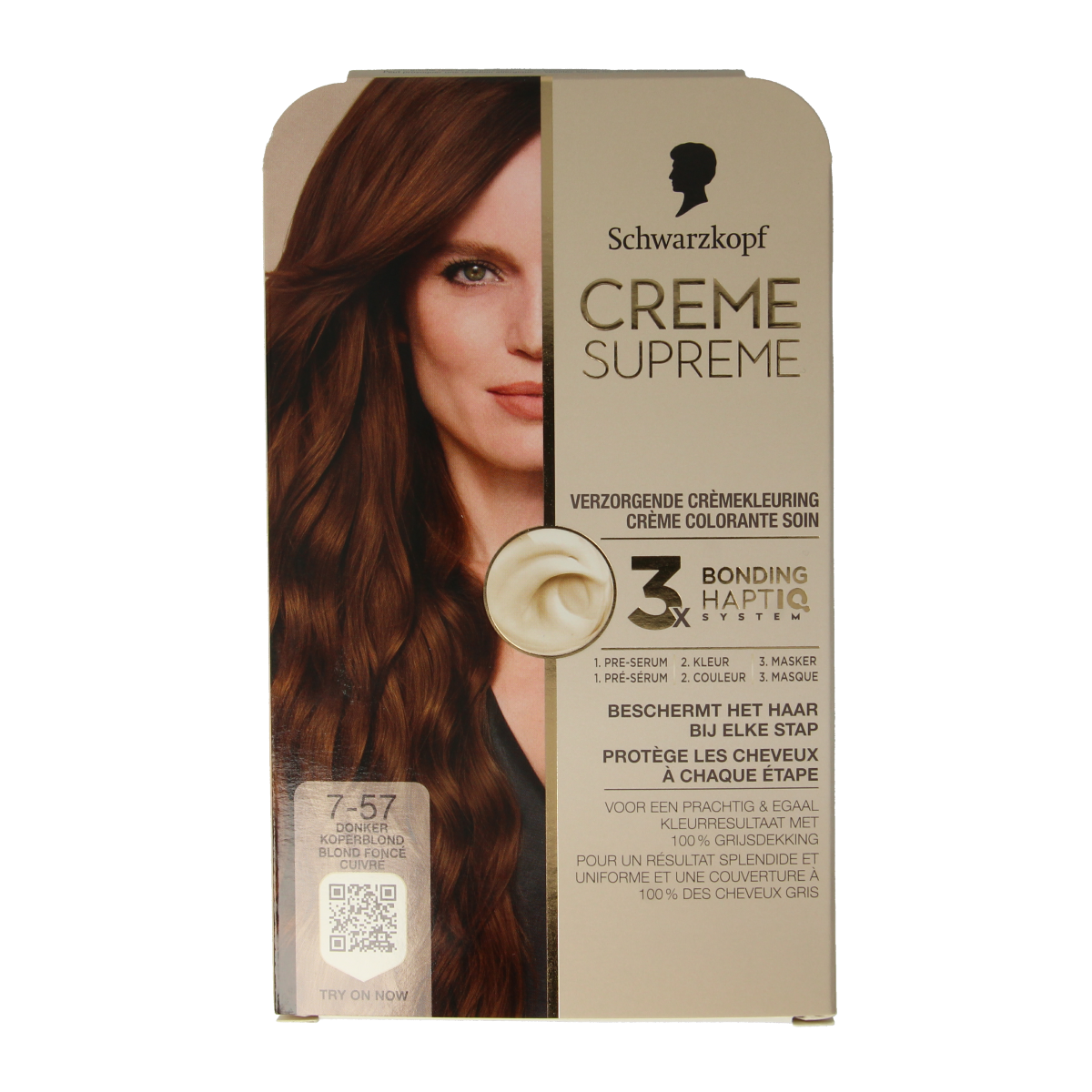 Schwarzkopf Creme supreme 7-57 donker blond 1.00 Stuks