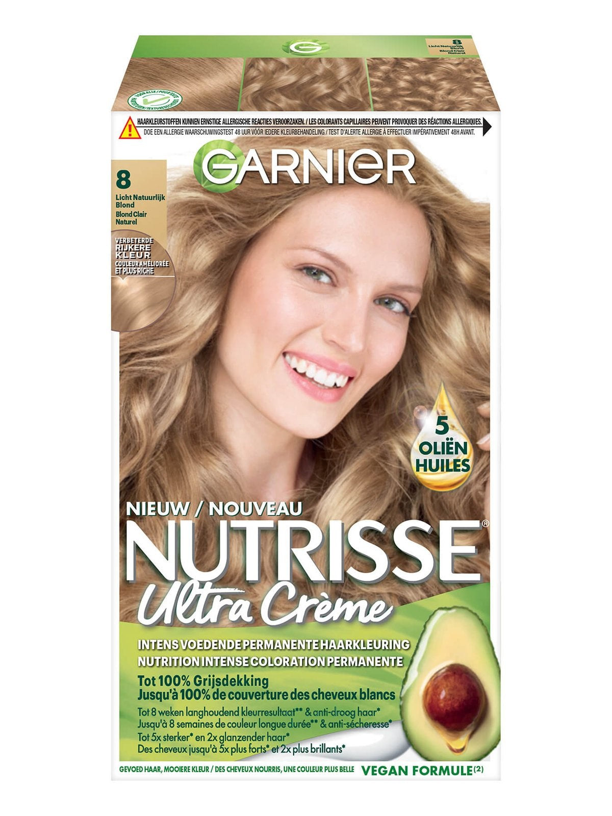 Nutrisse Nutrisse 8.0 blond vanille  1.00 Set