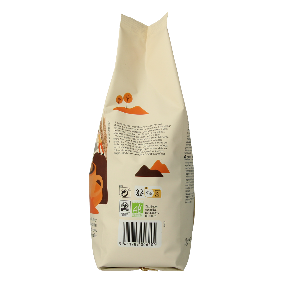 Lima Yannoh snelfilter original bio 1.00 Kilogram