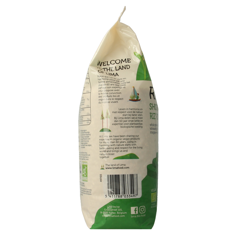 Lima Rijst rond bio 1 Kilogram