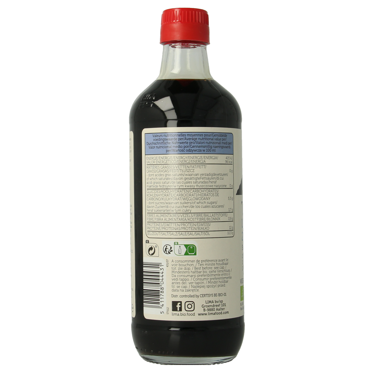 Lima Tamari 25% minder zout bio 500.00 Milliliter