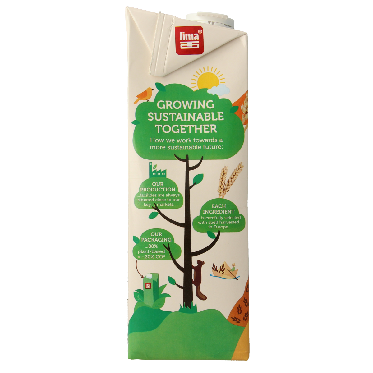 Lima Spelt drink natural bio 1.00 Liter