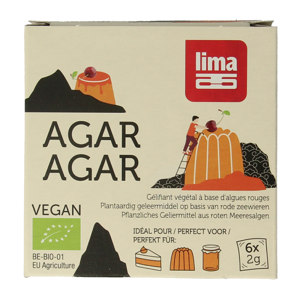 Lima Agar agar poeder bio 12.00 Gram