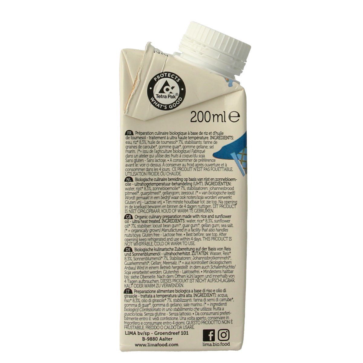 Lima Rice cuisine bio 200.00 Milliliter