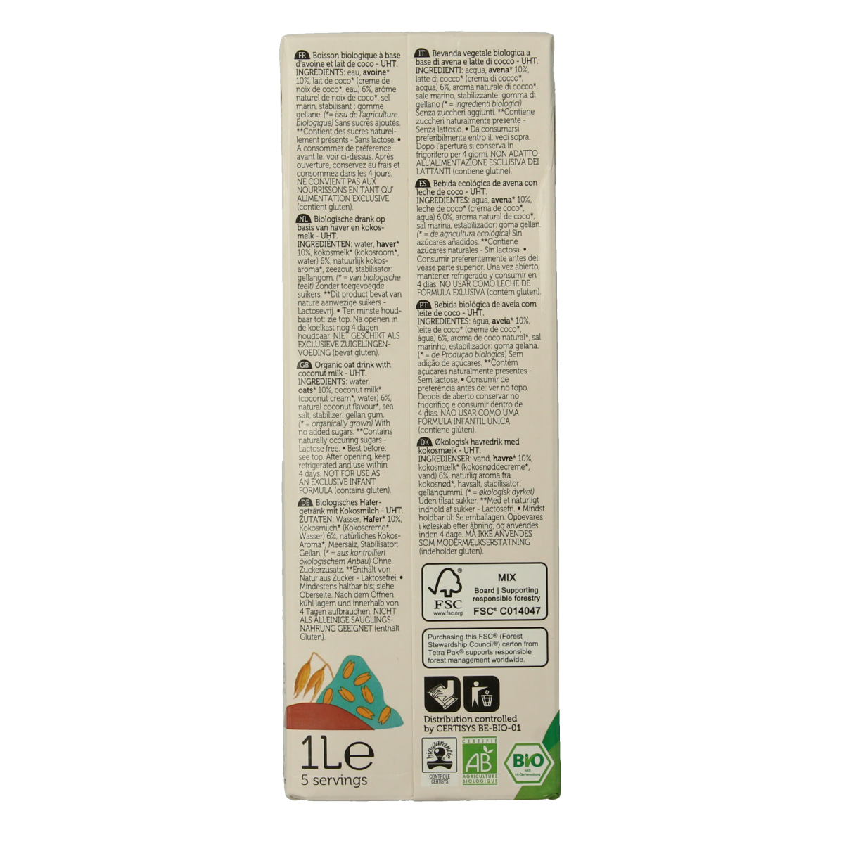 Lima Oat drink coco bio 1.00 Liter