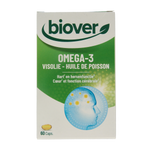 Biover Omega 3 visolie 60.00 Capsules
