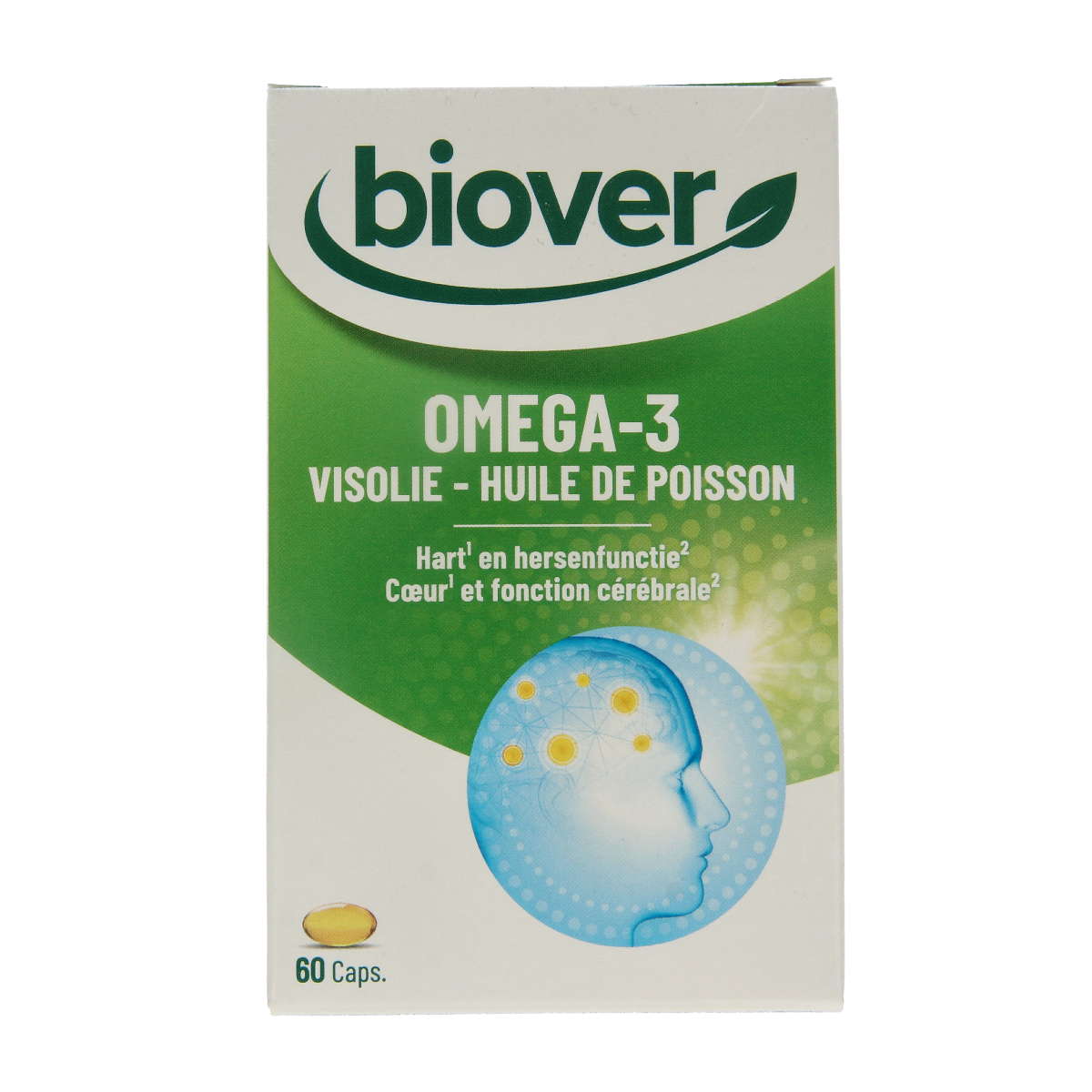 Biover Omega 3 visolie 60.00 Capsules