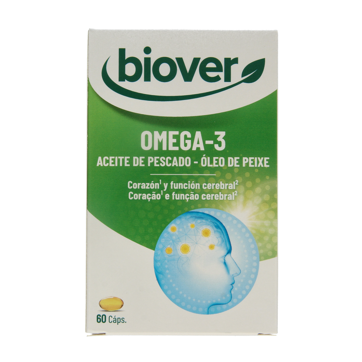 Biover Omega 3 visolie 60.00 Capsules