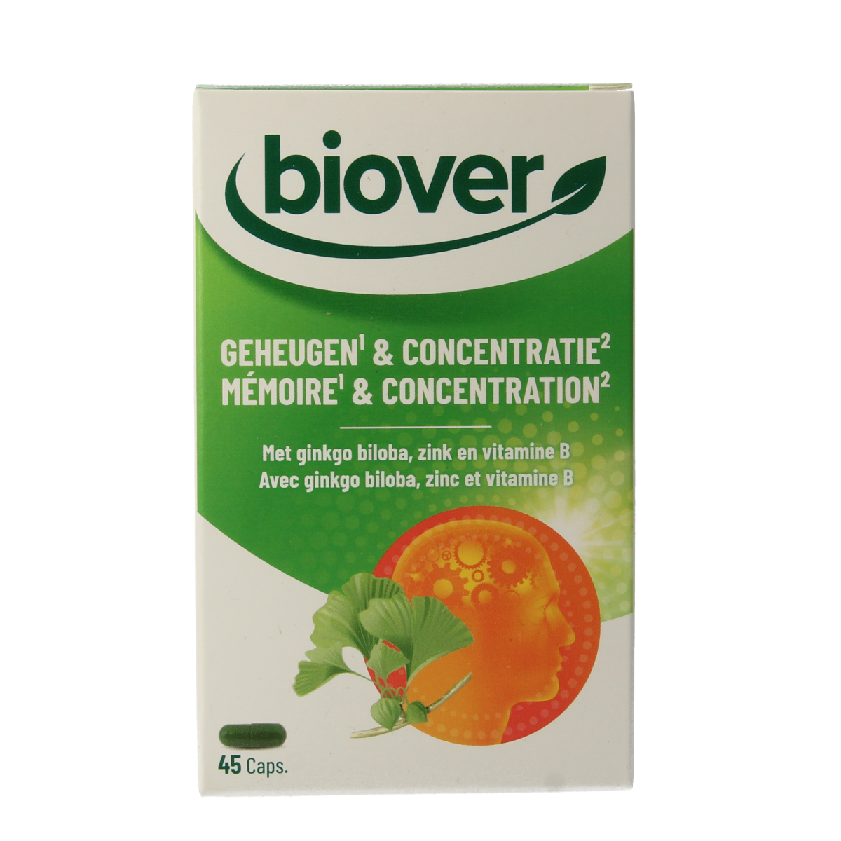 Biover Geheugen & concentratie 45.00 Capsules
