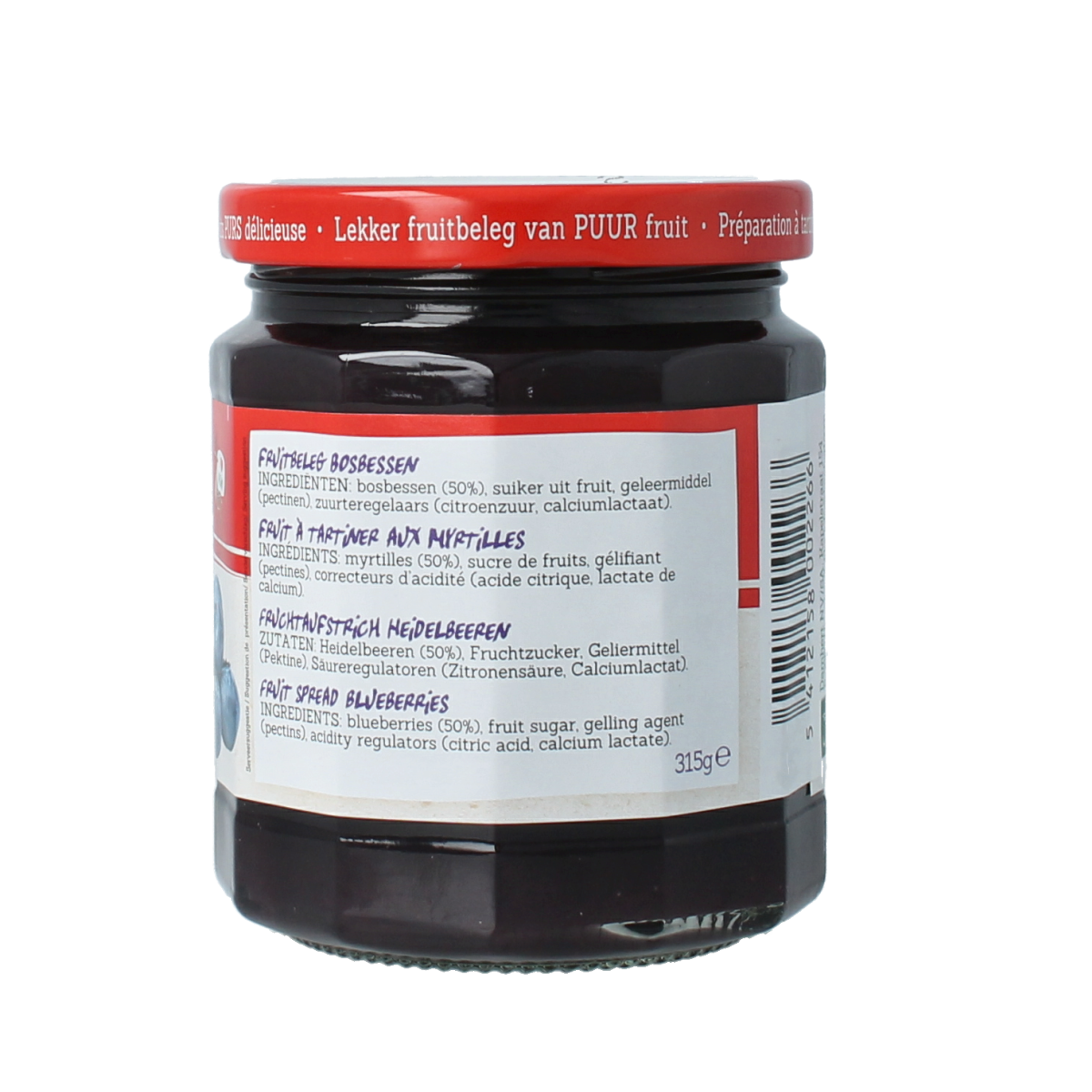 Damhert Puur fruit Besbessen confiture 315.00 Gram