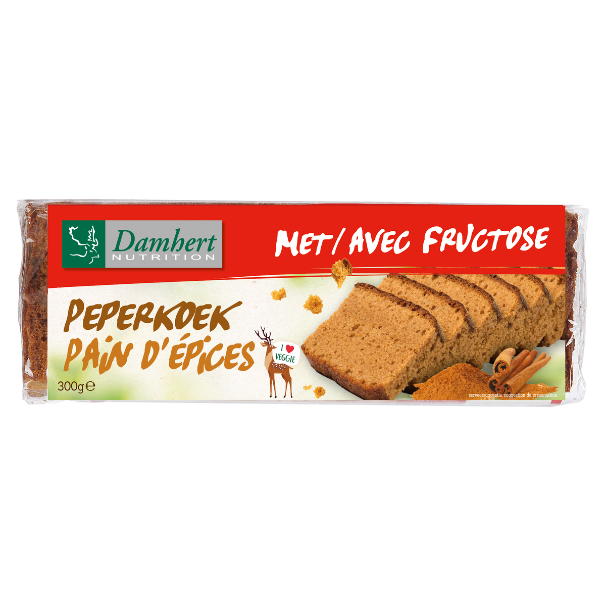 Damhert Peperkoek 300.00 Gram